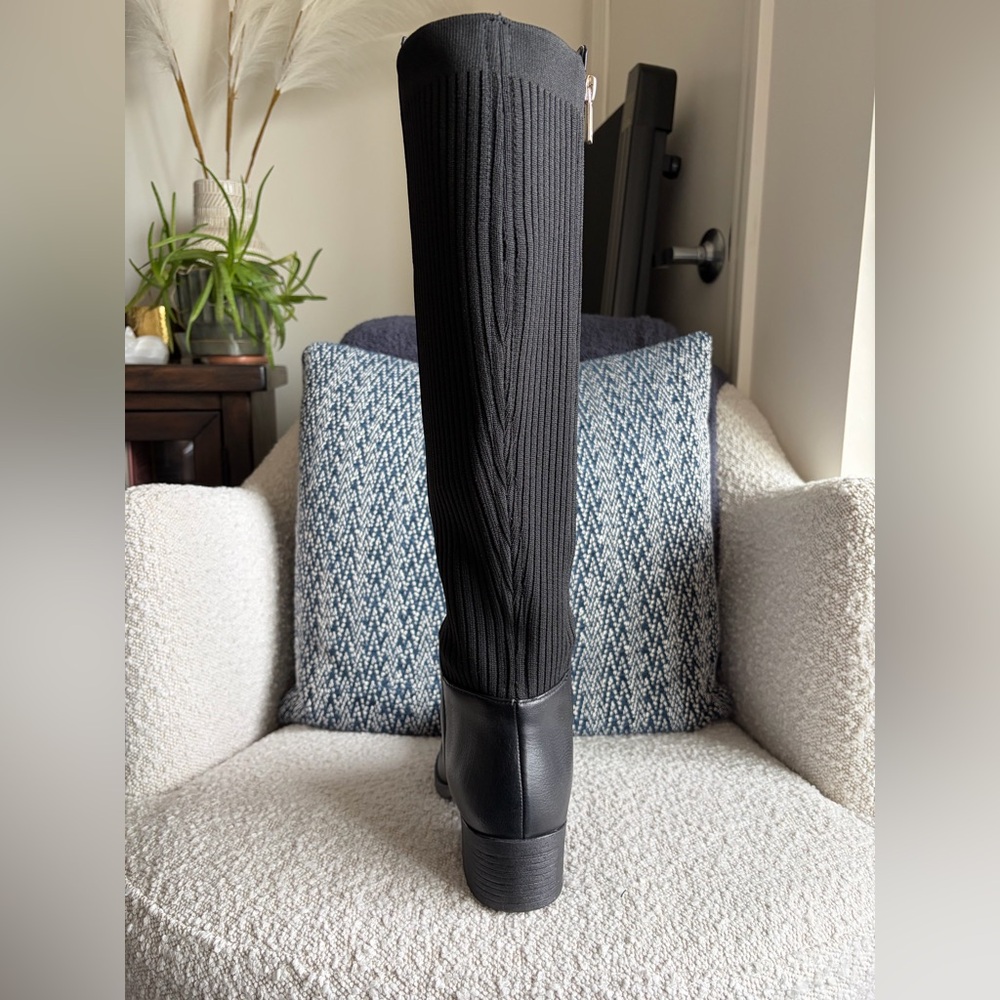 Kenneth Cole Black Leanna Knee High Boots~ size 8.5 M - Picture 11 of 14